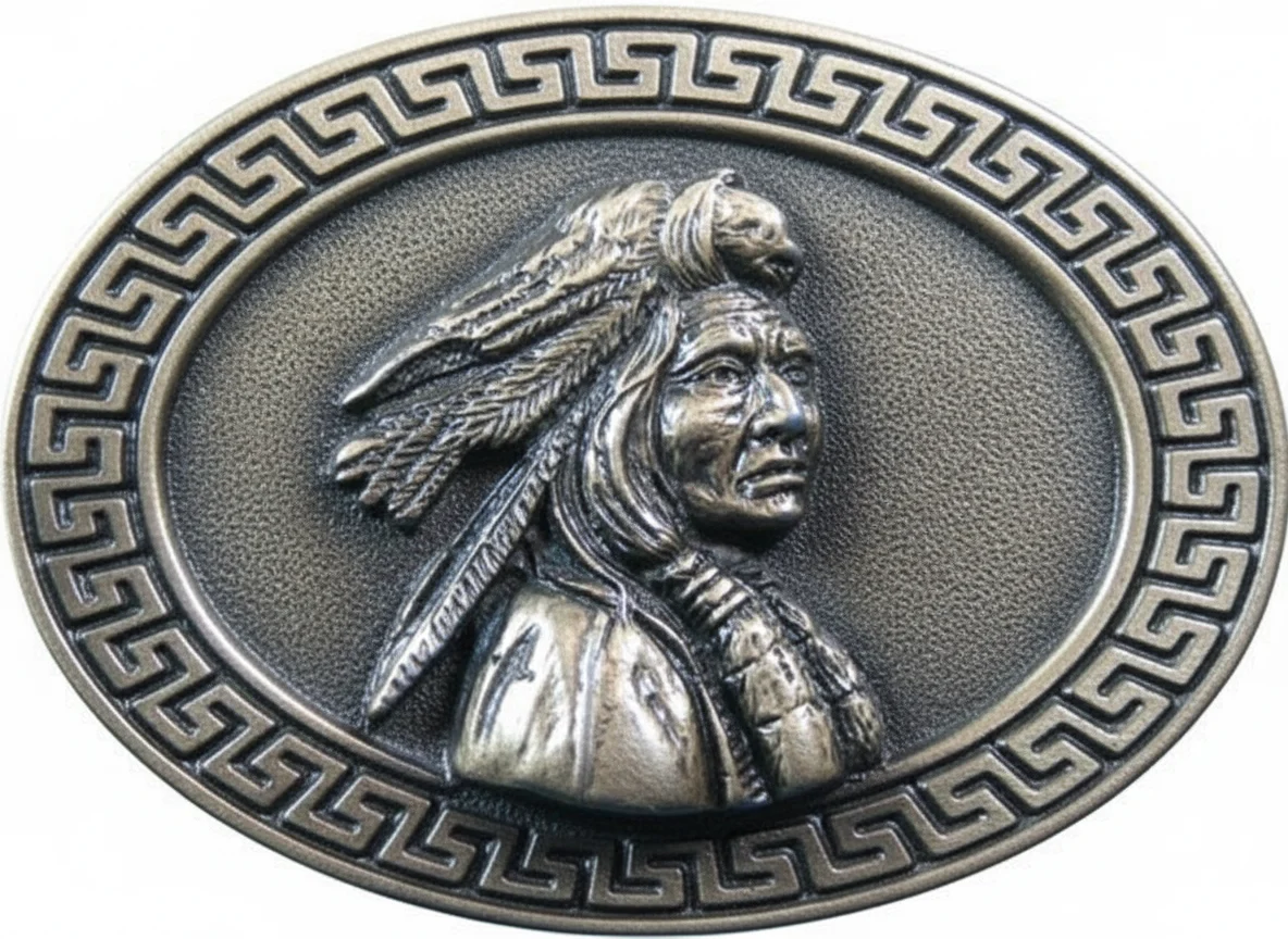 3-D Indian Bust