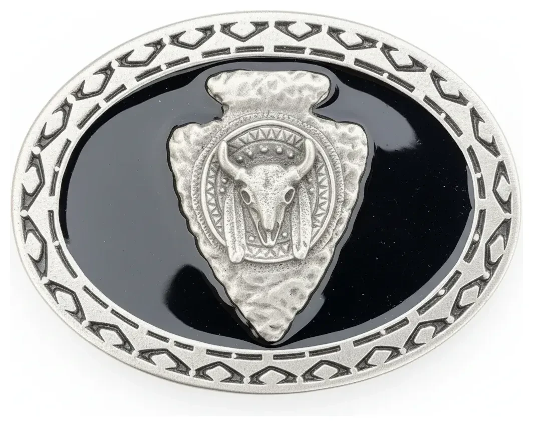 Arrowhead with Skull/Shield