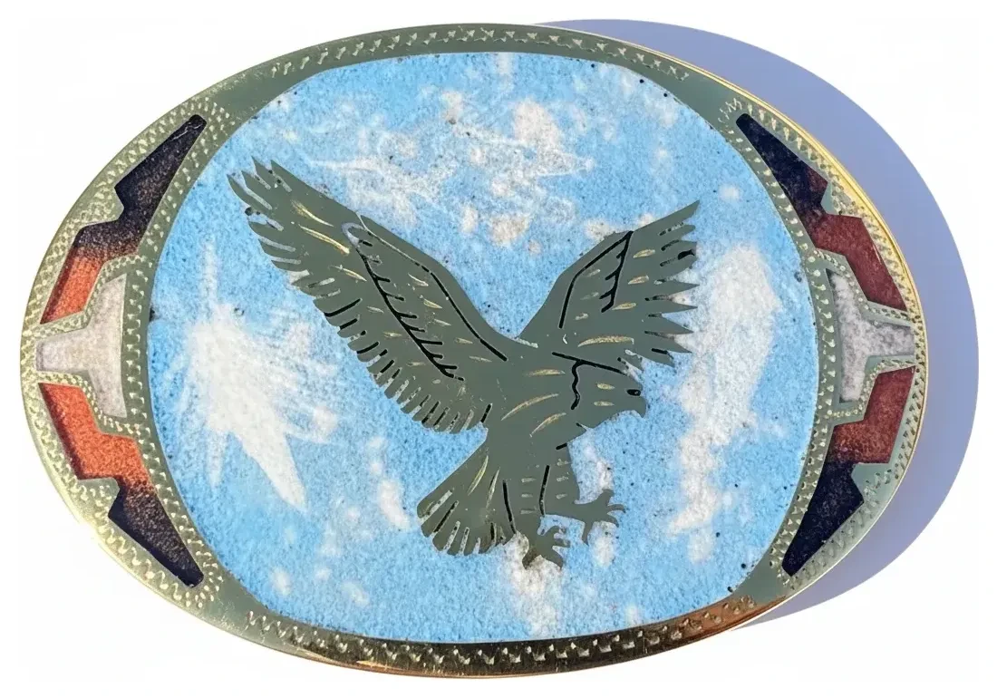 Attack Eagle Sandpainted
