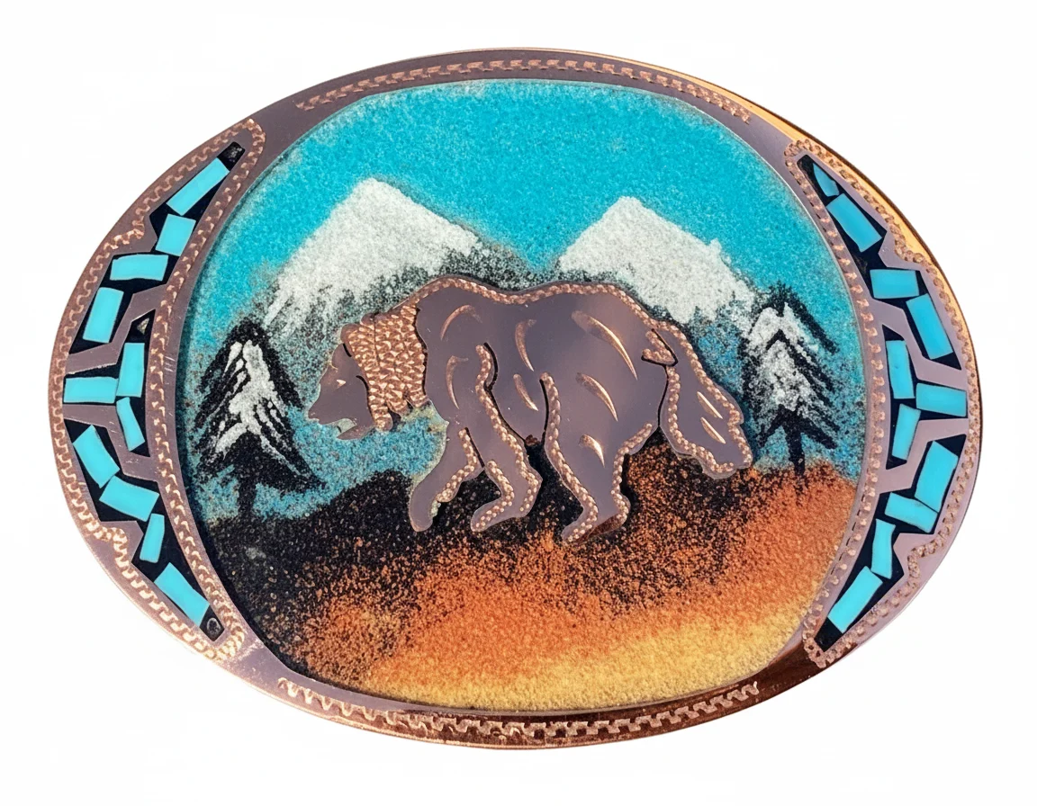 Bear Sandpainted