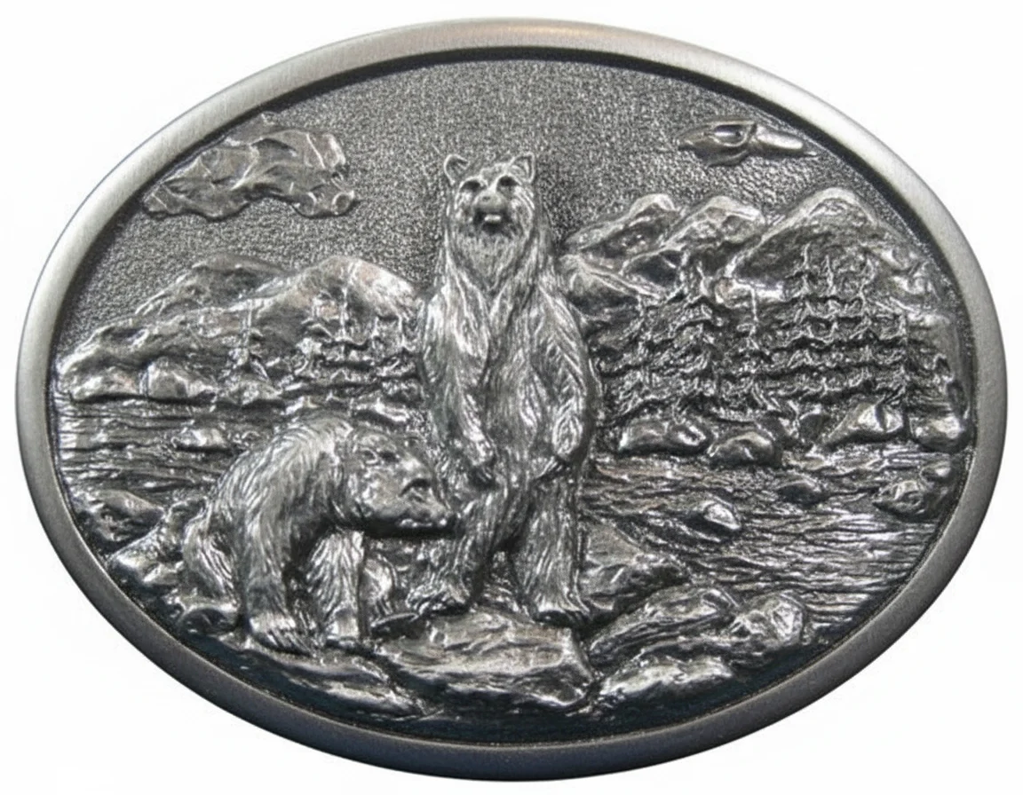 Bear Scene Buckle