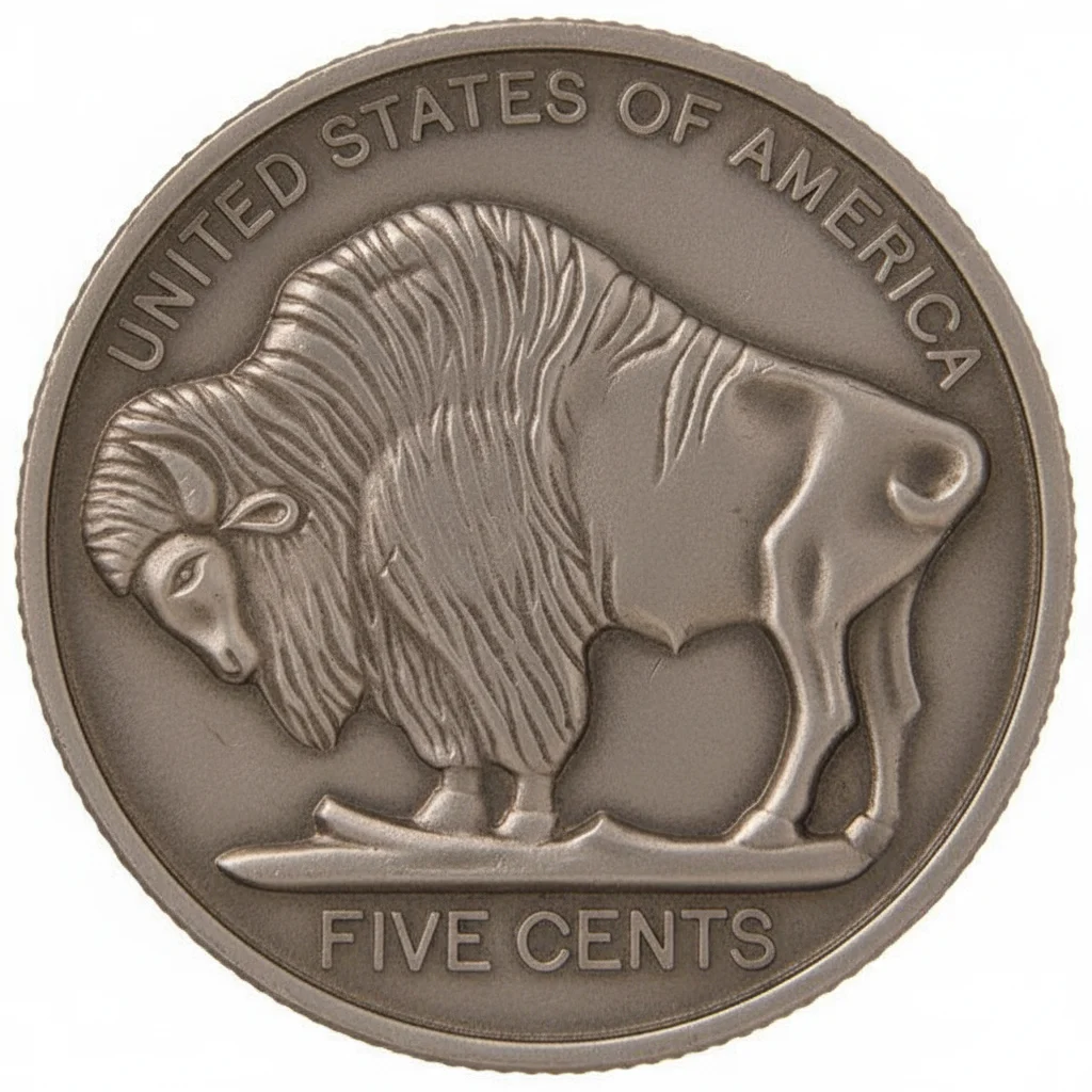 Buffalo Nickel - 3D