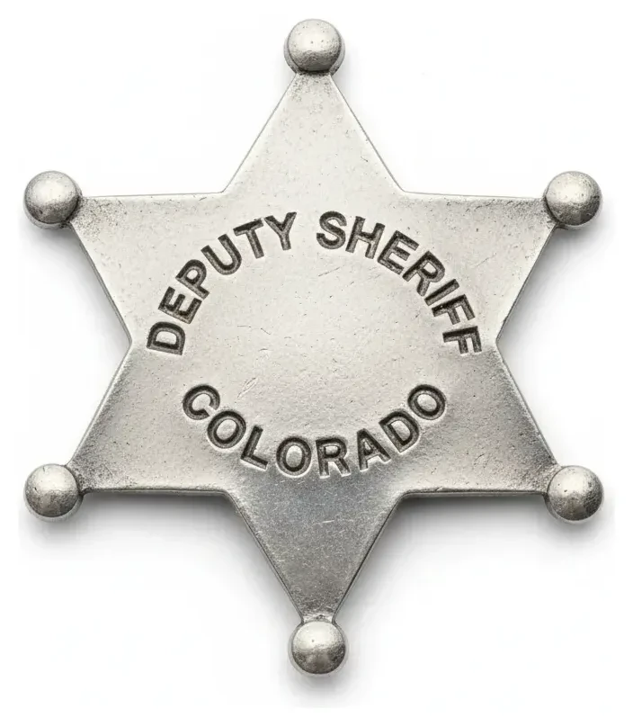 Deputy Sheriff Colorado Lapel Pin