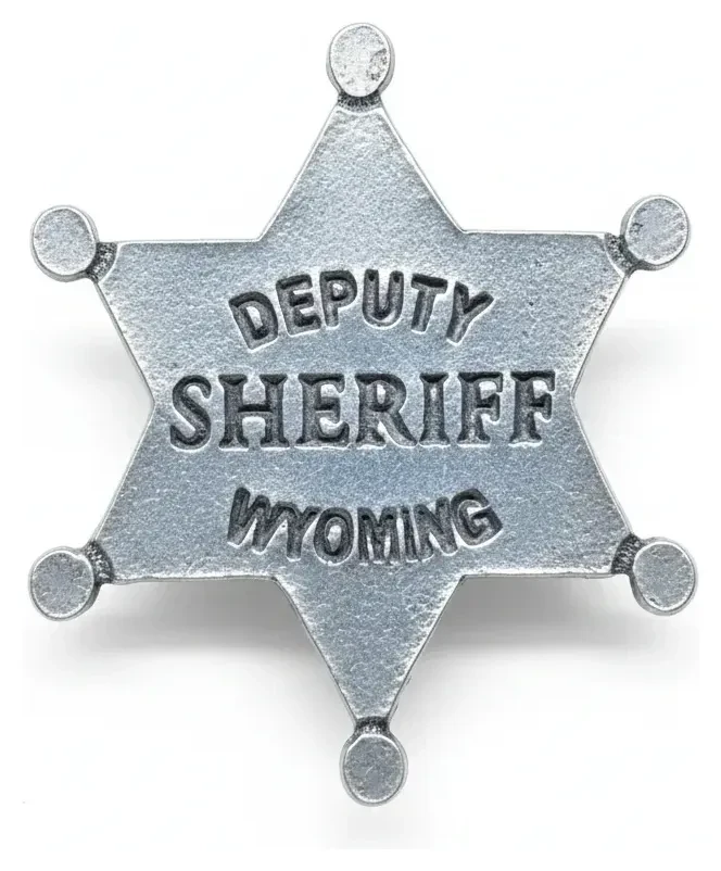 Deputy Sheriff Wyoming Lapel Pin