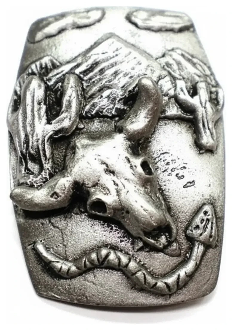 Desert Scene with Skull