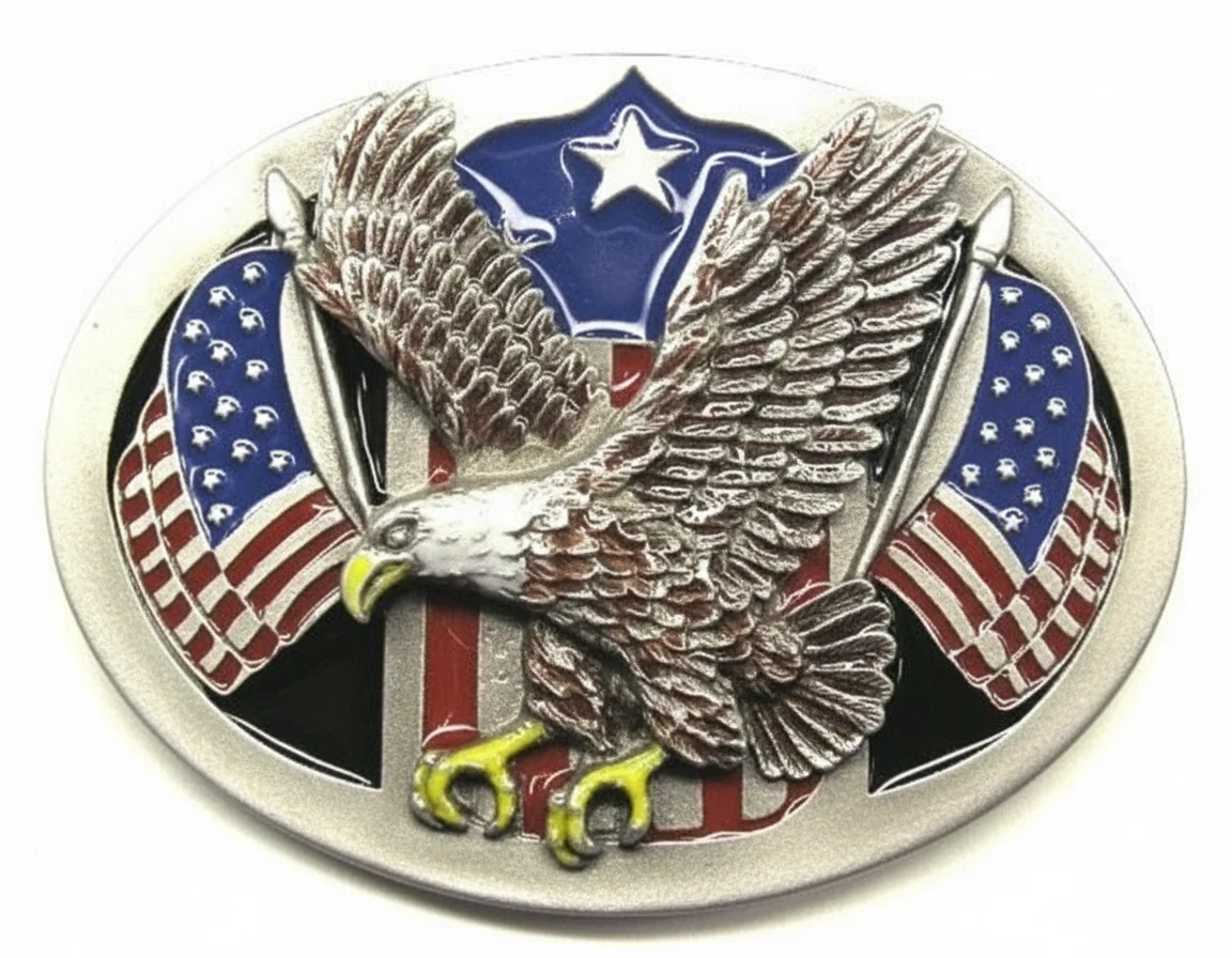 Eagle with Flags