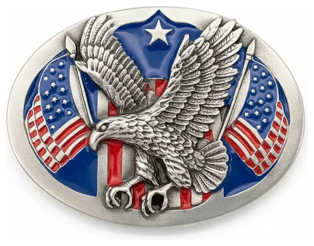 Eagle with Flags