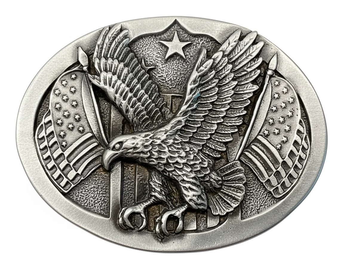 Eagle with Flags