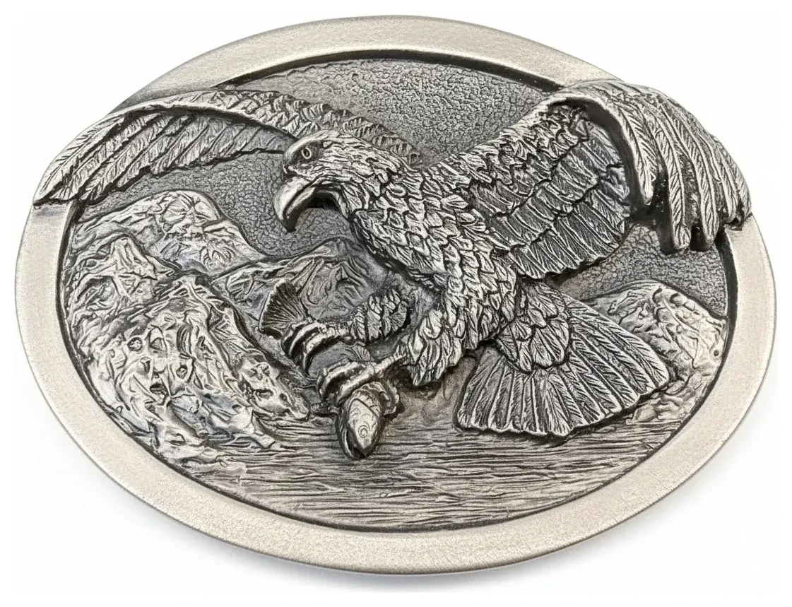 Eagle and Fish Scene