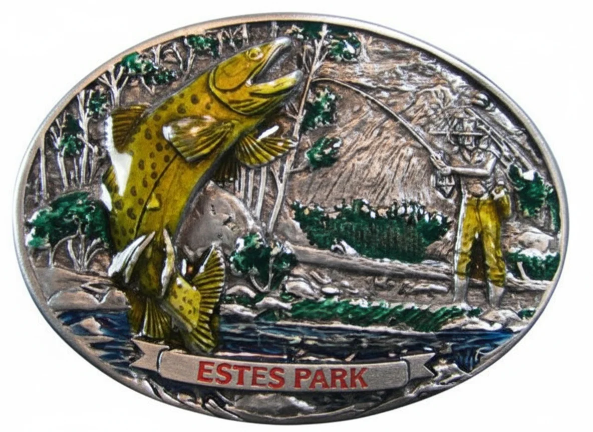 Estes Park Fish Buckle