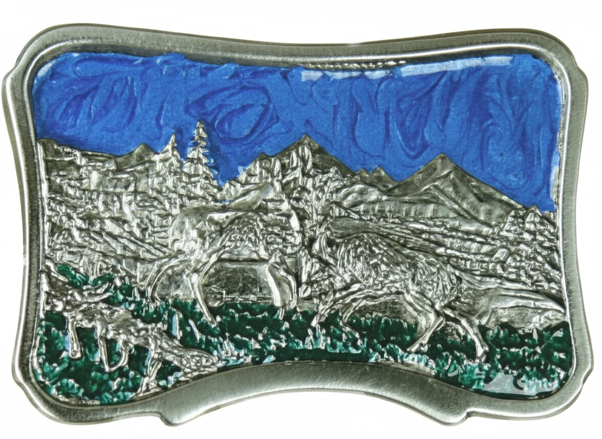 Fighting Elk Scene