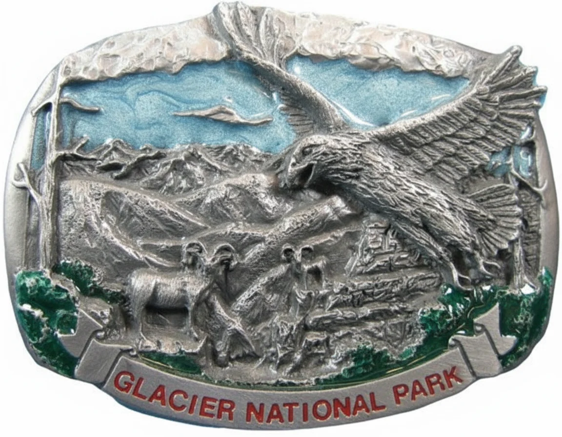 Glacier National Park Eagle and Big Horn Sheep