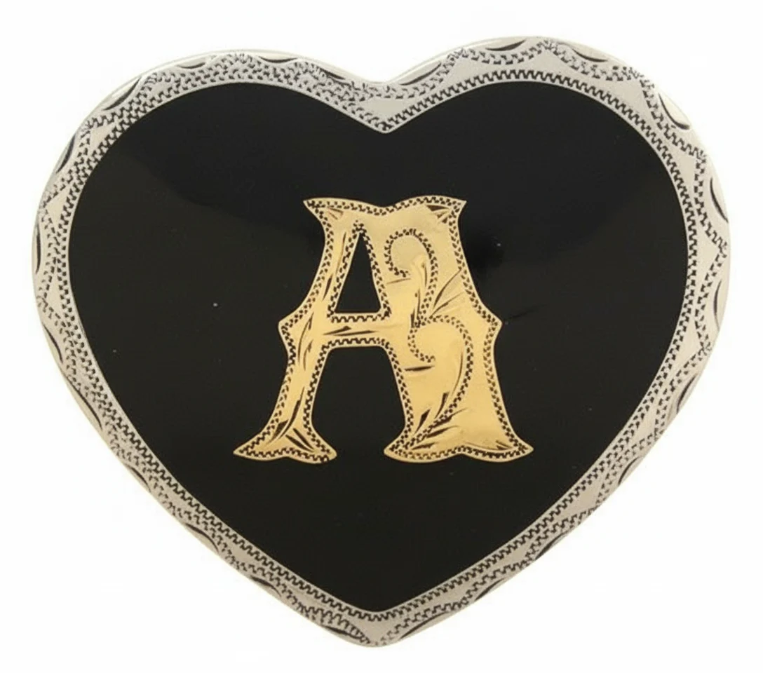 Heart with Initial A