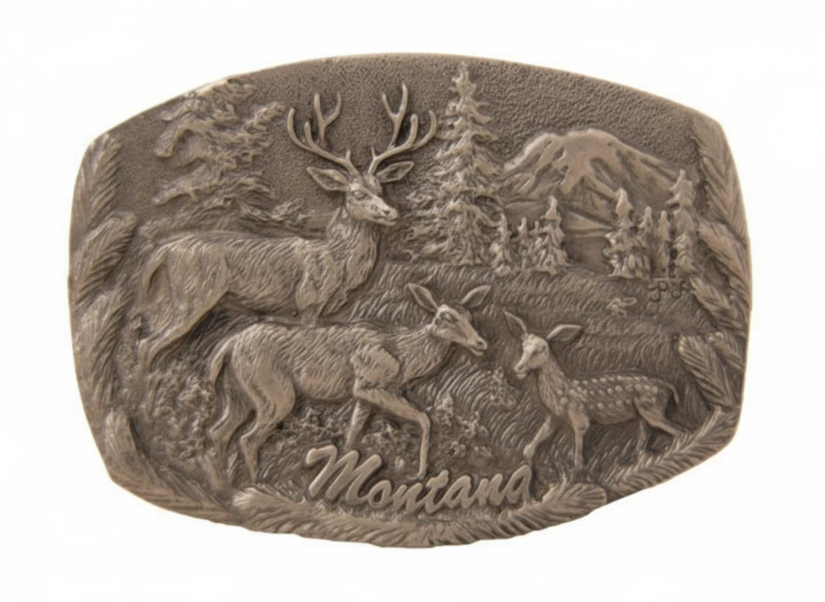 Montana Deer Scene