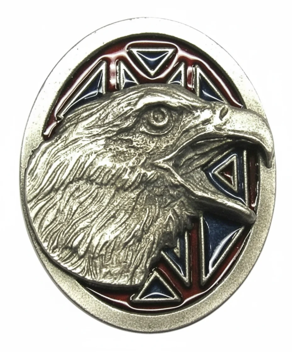 Oval Eagle Head