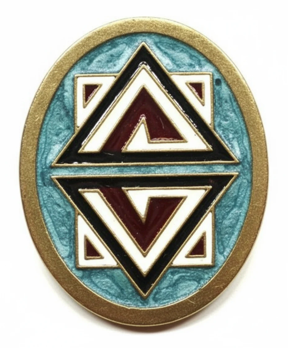Oval with Triangles
