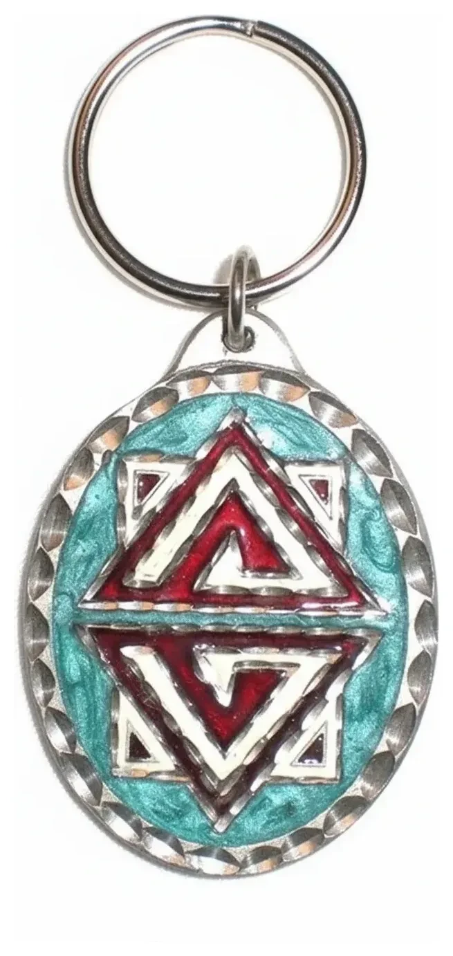 Oval with Triangles