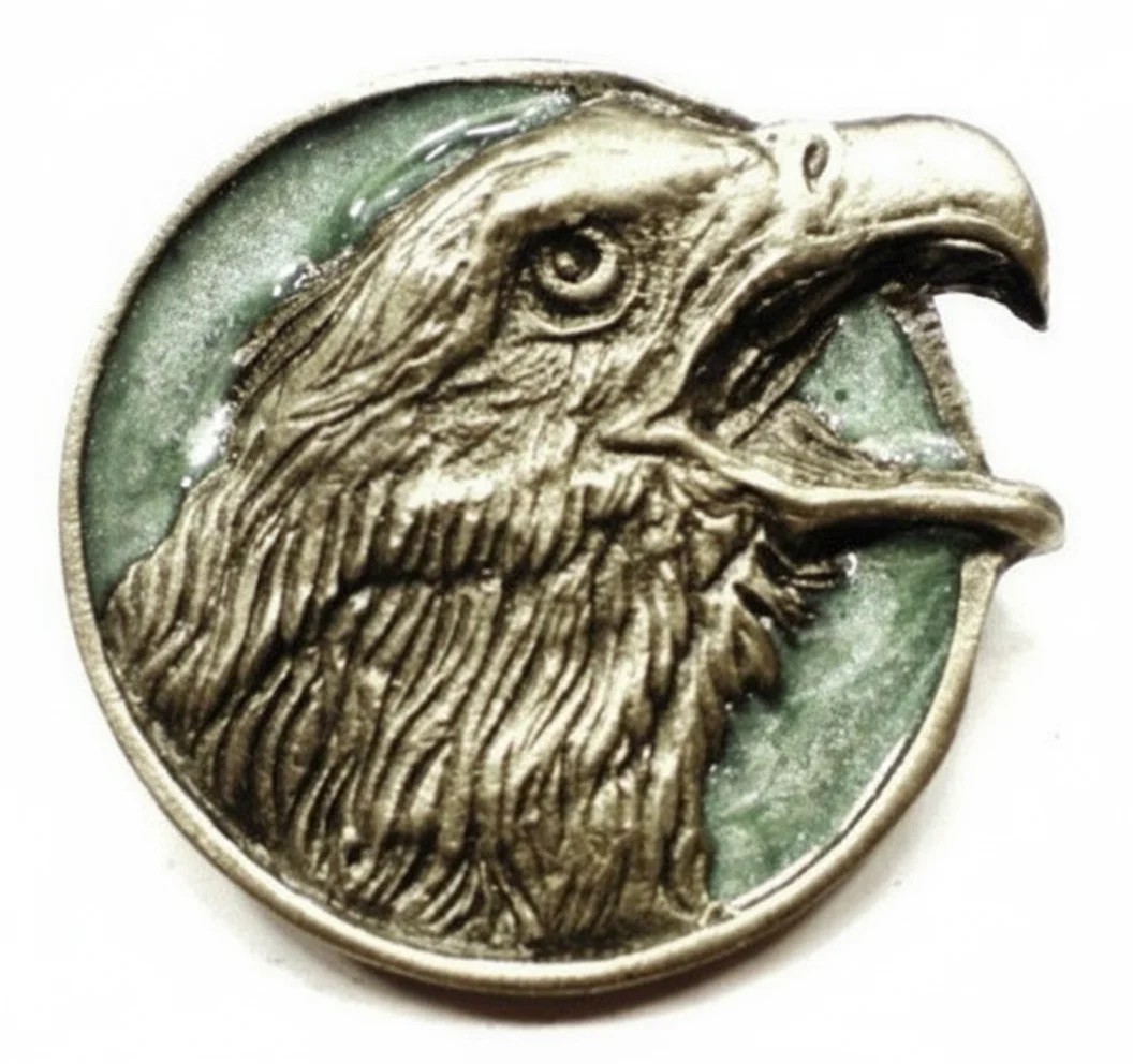 Round Eagle Head