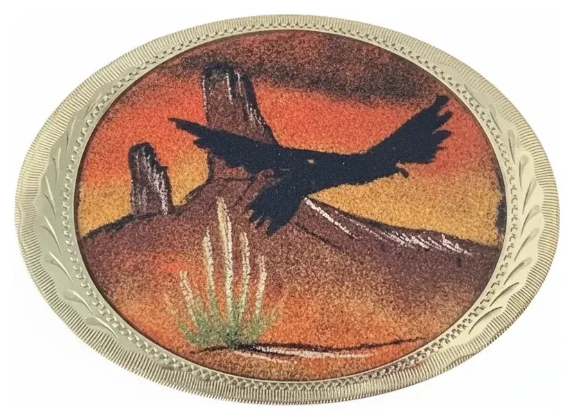 Soaring Eagle Sandpainted