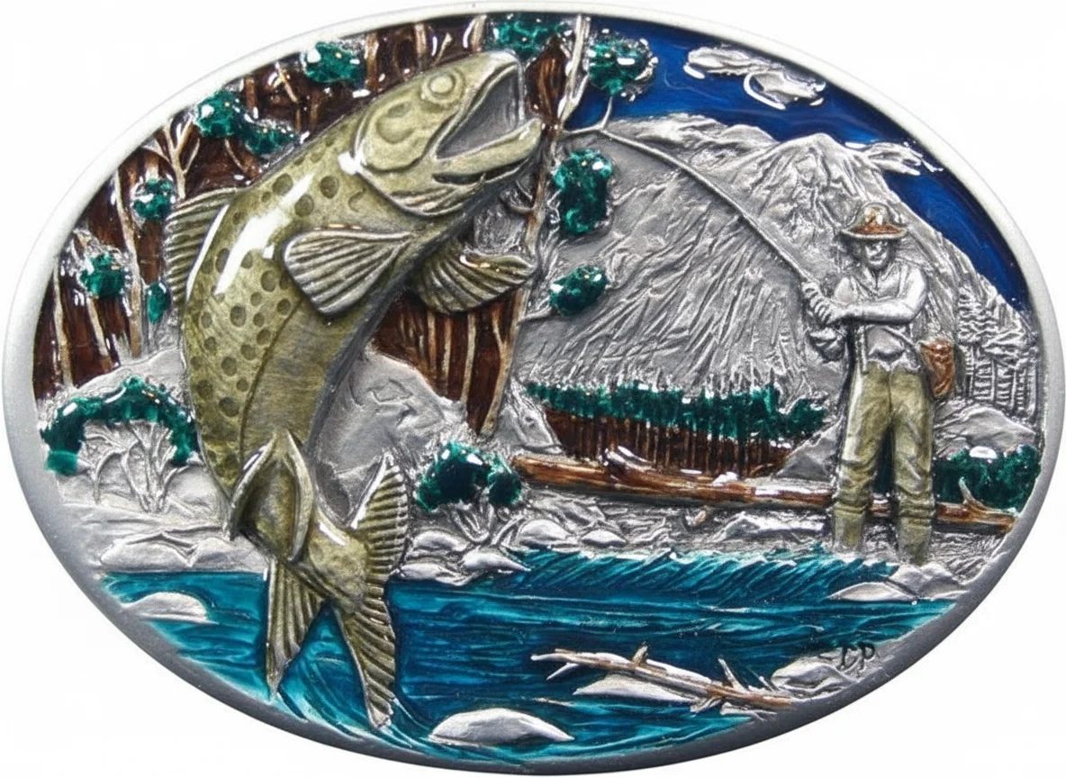 Trout and Fisherman