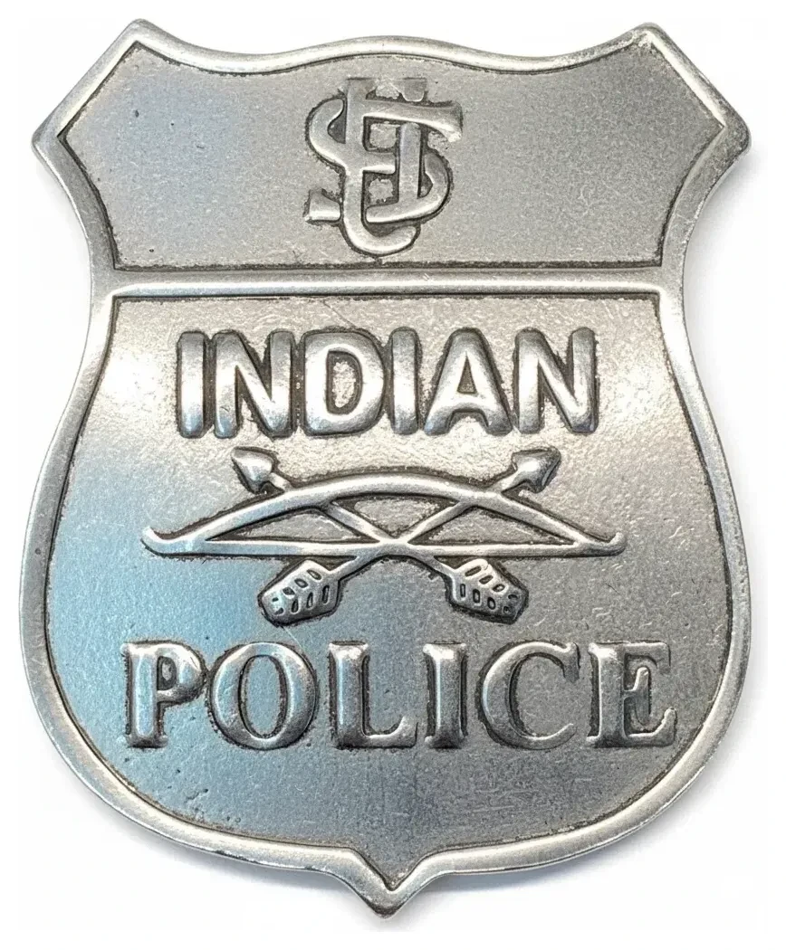 US Indian Police Badge