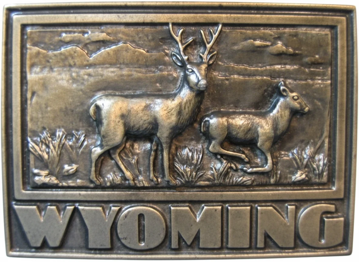 Wyoming Deer Scene