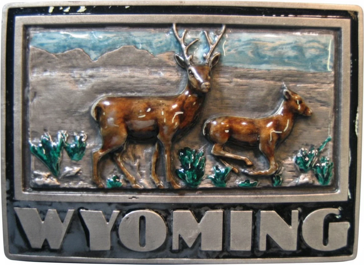 Wyoming Deer Scene